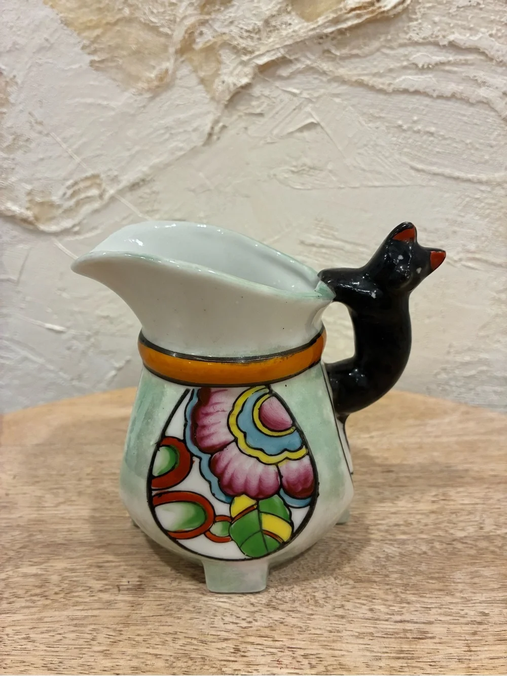 Vintage Gold Castle Chikusa Pitcher Lusterware